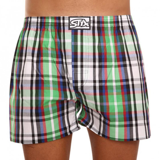 3PACK Boxershorts til mænd Styx classic elastic flerfarvet (A8333840)