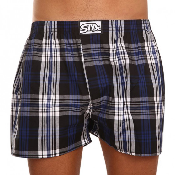 3PACK Boxershorts til mænd Styx classic elastic flerfarvet (A8333840)