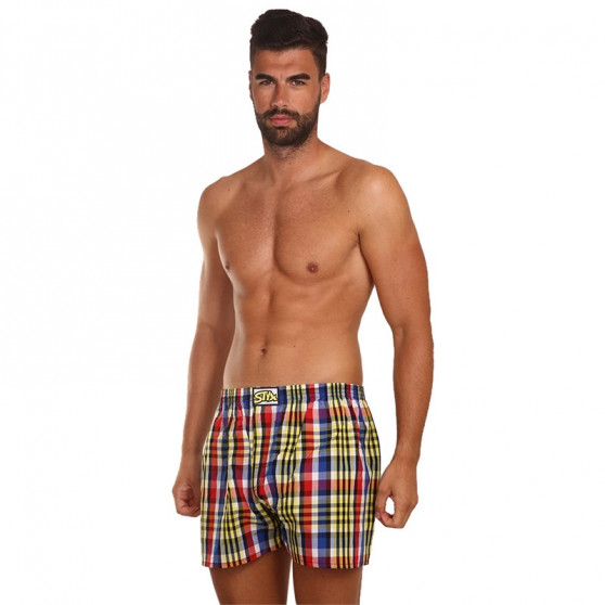 3PACK Boxershorts til mænd Styx classic elastic flerfarvet (A8333840)