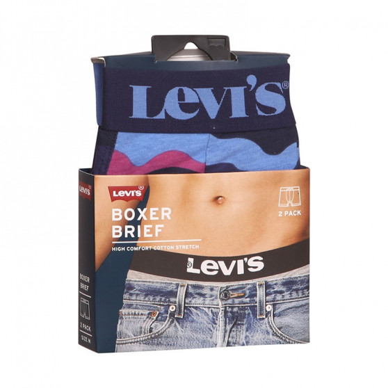 2PACK Boxershorts til mænd Levis flerfarvet (701203910 001)