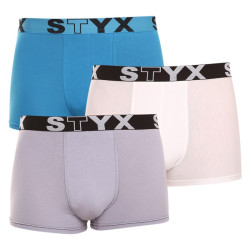 3PACK Boxershorts til mænd Styx sportselastik flerfarvet (G969106167)