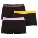 3PACK Boxershorts til mænd Levis sort (905042001 016)