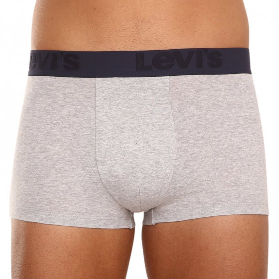 3PACK Boxershorts til mænd Levis grå (905042001 015)