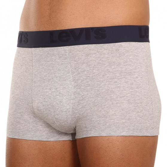 3PACK Boxershorts til mænd Levis grå (905042001 015)