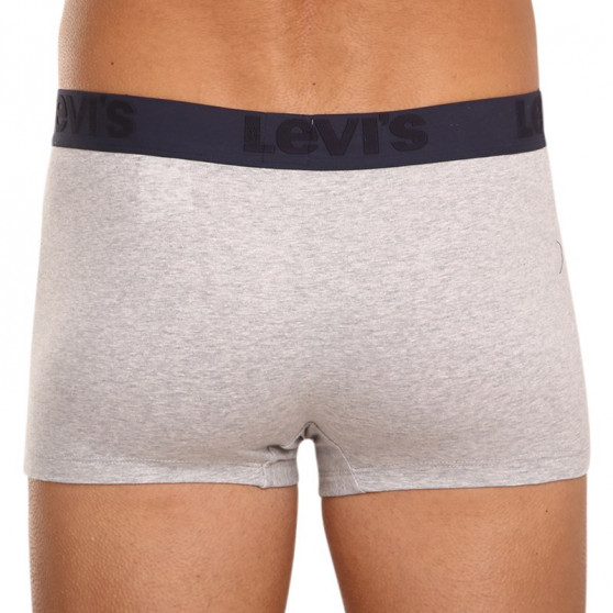 3PACK Boxershorts til mænd Levis grå (905042001 015)