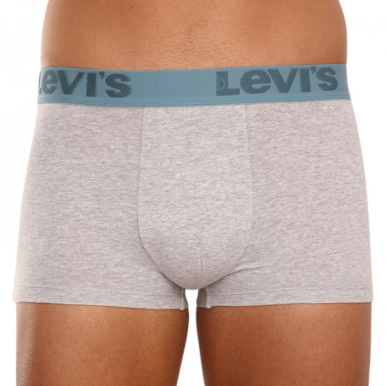 3PACK Boxershorts til mænd Levis grå (905042001 015)