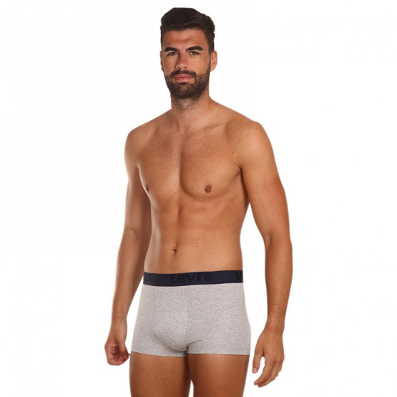 3PACK Boxershorts til mænd Levis grå (905042001 015)