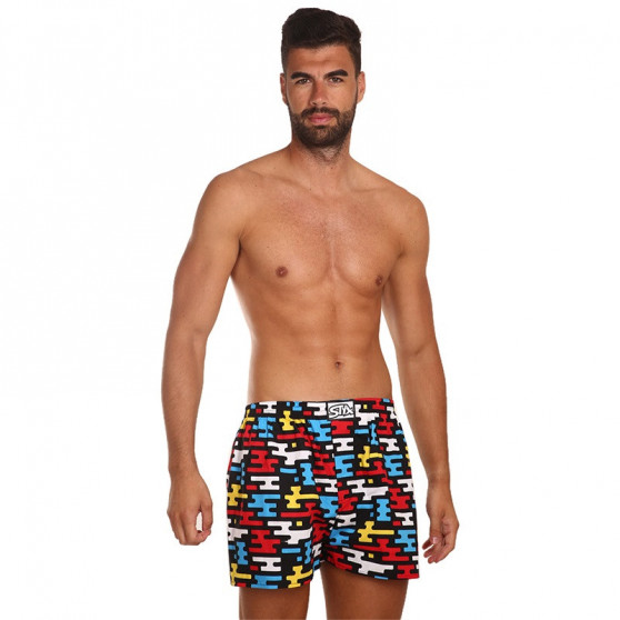 3PACK Boxershorts til mænd Styx art klassisk gummi flerfarvet (A11545657)