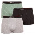 3PACK Boxershorts til mænd S.Oliver flerfarvet (JH-35B-84225411)