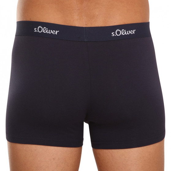 3PACK Boxershorts til mænd S.Oliver mørkeblå (JH-34B-31184142)