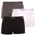 3PACK Boxershorts til mænd S.Oliver flerfarvet (JH-34B-23757453)