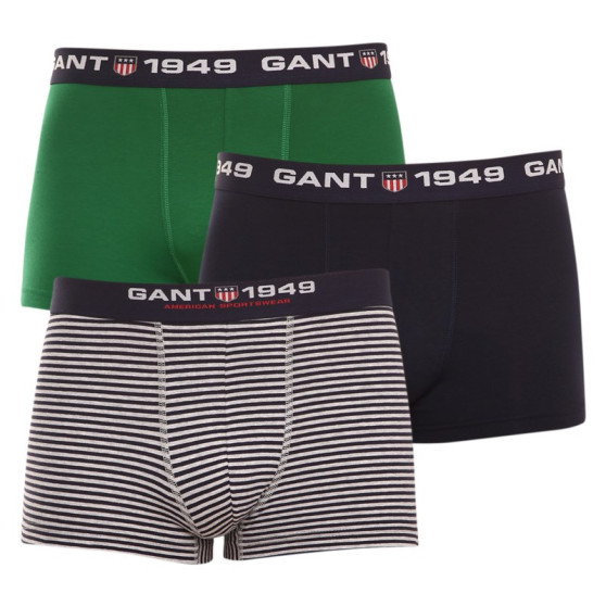 3PACK Boxershorts til mænd Gant flerfarvet (902213053-094)