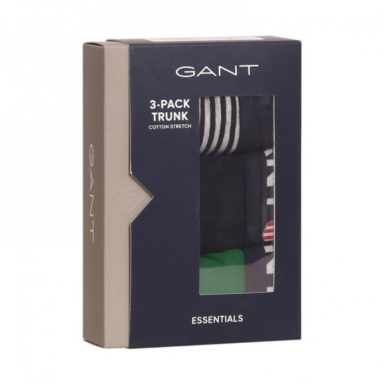 3PACK Boxershorts til mænd Gant flerfarvet (902213053-094)