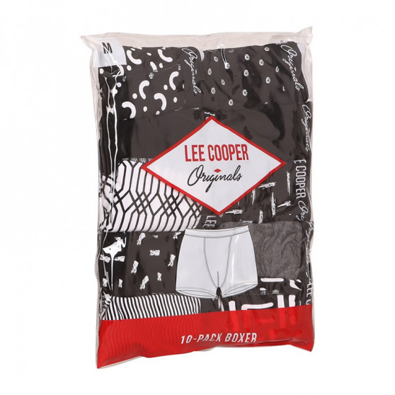 10PACK Boxershorts til mænd Lee Cooper flerfarvet (LCUBOX10P0102-1440169)