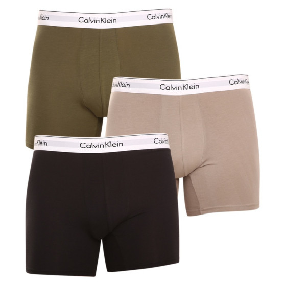 3PACK Boxershorts til mænd Calvin Klein flerfarvet (NB2381A-67A)