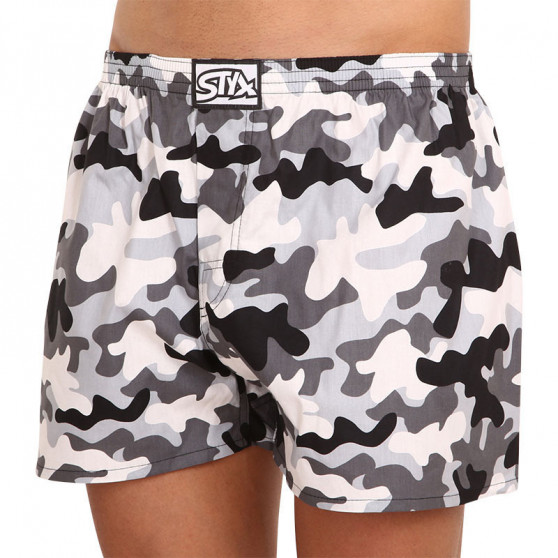 Boxershorts til mænd Styx art klassisk gummi overstørrelse camouflage (E1457)