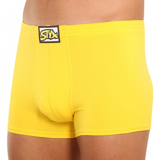 Boxershorts til mænd Styx klassisk gummi yellow (Q1068)