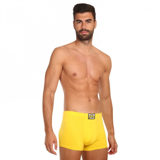 Boxershorts til mænd Styx klassisk gummi yellow (Q1068)