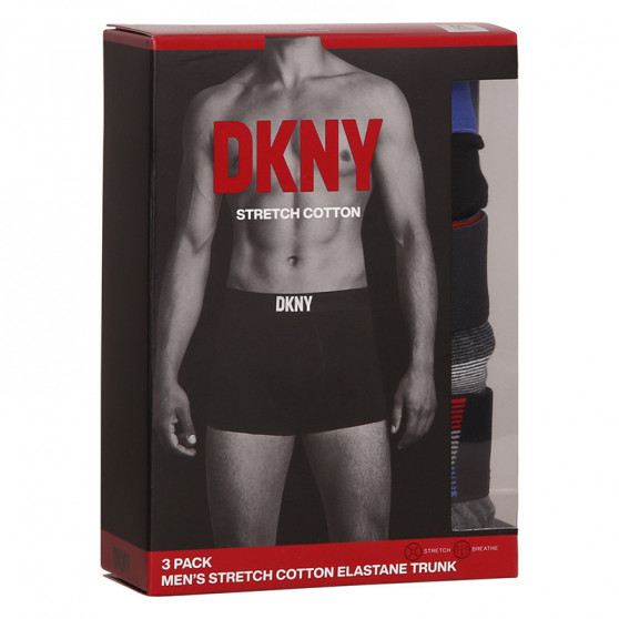 3PACK Boxershorts til mænd DKNY Hinton flerfarvet (U5_6660_DKY_3PKB)