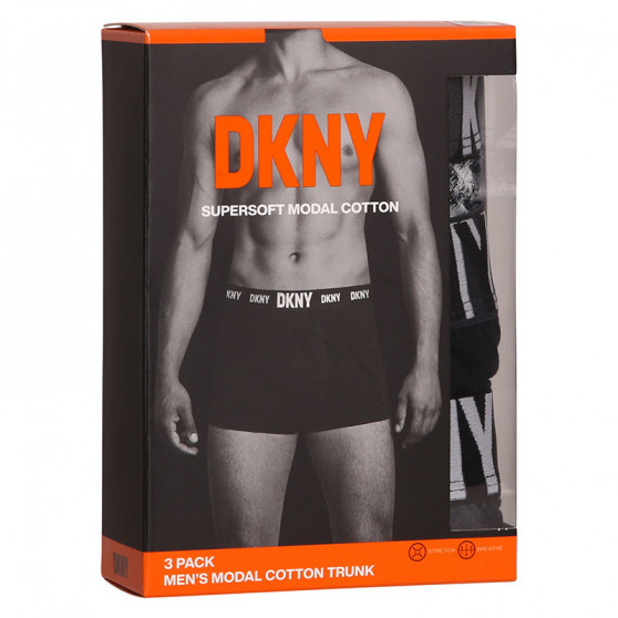 3PACK Boxershorts til mænd DKNY Ashland flerfarvet (U5_6668_DKY_3PKA)