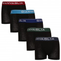 5PACK Boxershorts til børn Gianvaglia sort (026)