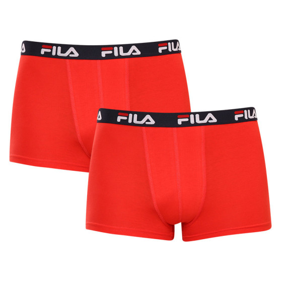 2PACK Boxershorts til mænd Fila rød (FU5142/2-118)