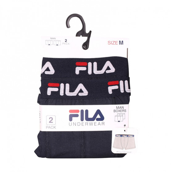 2PACK Boxershorts til mænd Fila blå (FU5142/2-321)