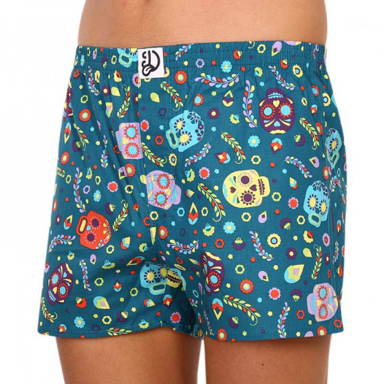 Muntre Boxershorts til mænd Dedoles Kranier og blomster (D-M-UN-LB-C-C-1464)