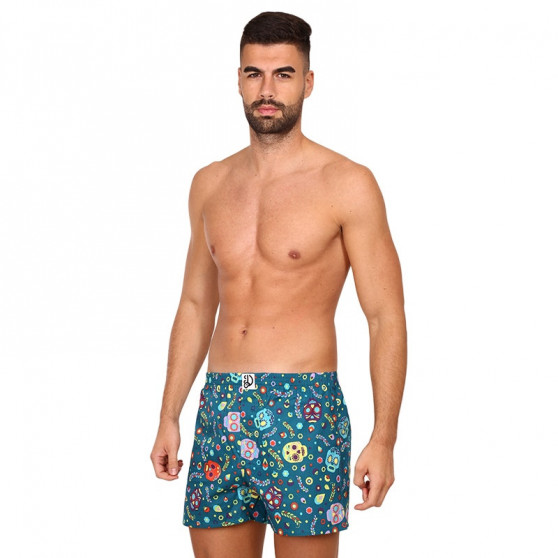 Muntre Boxershorts til mænd Dedoles Kranier og blomster (D-M-UN-LB-C-C-1464)