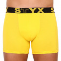 Boxershorts til mænd Styx lang sportselastik gul (U1068)