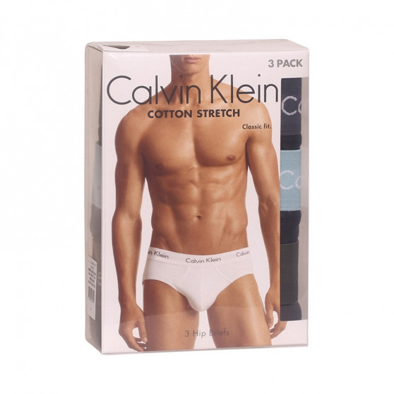 3PACK Trusser til mænd Calvin Klein flerfarvet (U2661G-6EW)