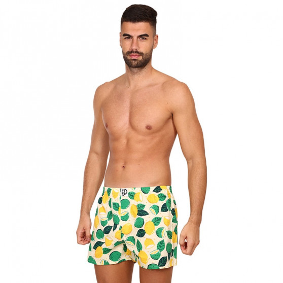 Muntre Boxershorts til mænd Dedoles Lime og citron (D-M-UN-LB-C-C-1563)