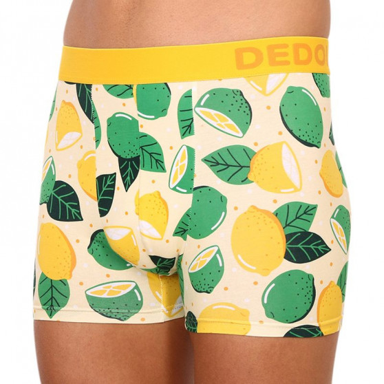 Muntre boxershorts til mænd Dedoles Lime og citron (D-M-UN-T-C-C-1563)