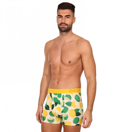 Muntre boxershorts til mænd Dedoles Lime og citron (D-M-UN-T-C-C-1563)