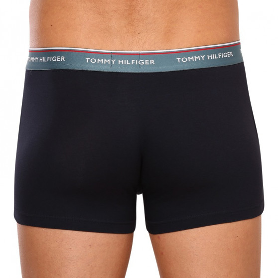 3PACK Boxershorts til mænd Tommy Hilfiger mørkeblå (UM0UM01642 0SN)