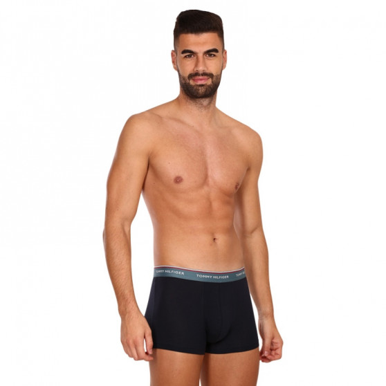 3PACK Boxershorts til mænd Tommy Hilfiger mørkeblå (UM0UM01642 0SN)