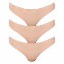 3PACK G-streng til kvinder Under Armour beige (1325615 249)