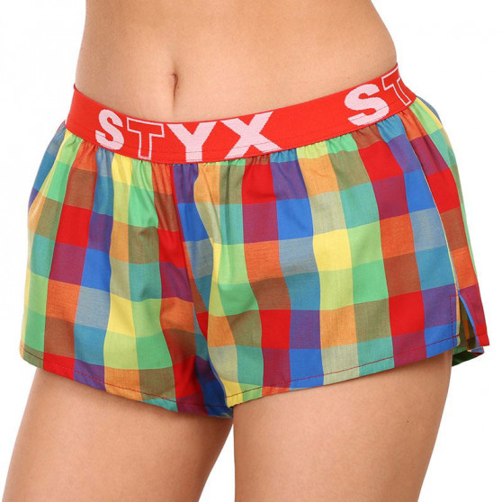 Dameshorts Styx sport gummi flerfarvet (T925)