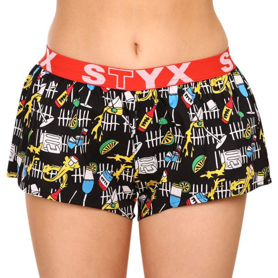 Dameshorts Styx kunst sport fest gummi (T1251)