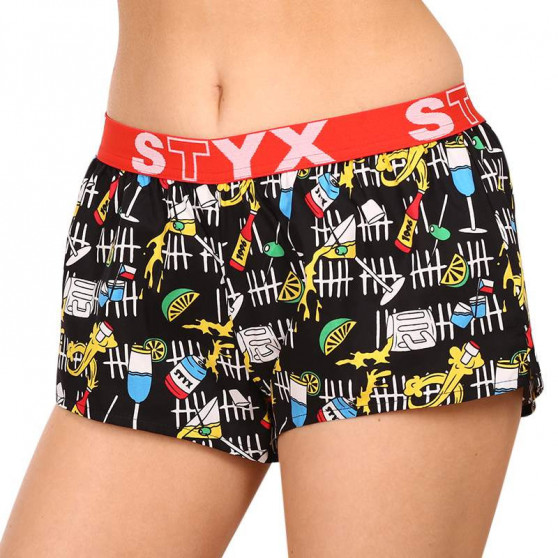 Dameshorts Styx kunst sport fest gummi (T1251)