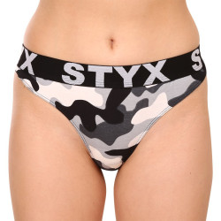 Thong til kvinder Styx art sportsgummi camouflage (IT1457)