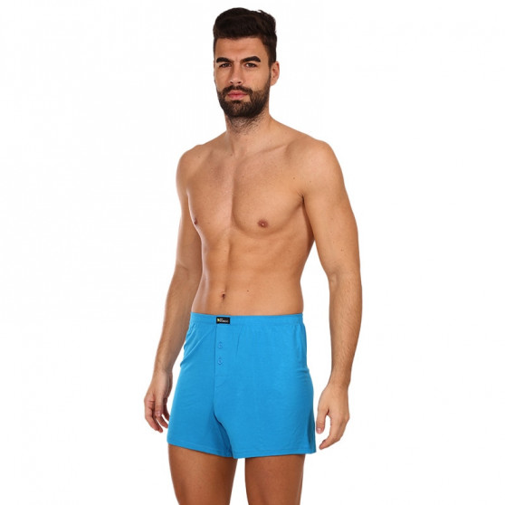 Boxershorts til mænd Gino bambus blå (75194)