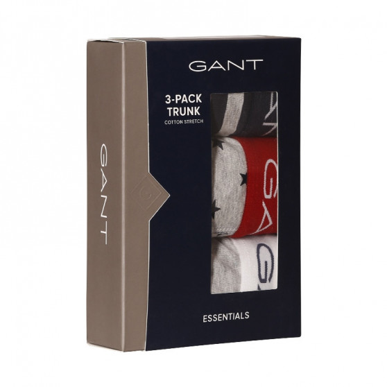 3PACK Boxershorts til mænd Gant flerfarvet (902233423-094)