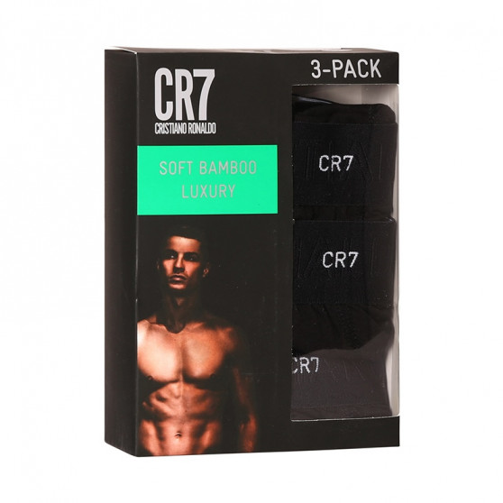 3PACK Boxershorts til mænd CR7 bamboo black (82130-49-404)