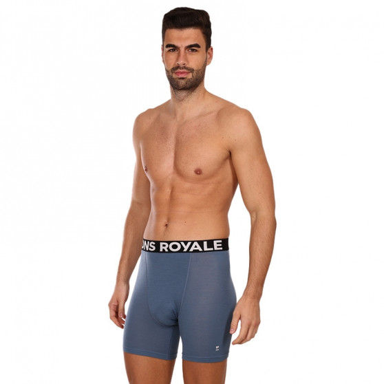 Boxershorts til mænd Mons Royale merino blå (100088-1169-376)