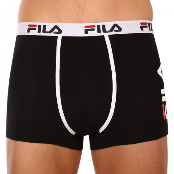 2PACK Boxershorts til mænd Fila sort (FU5040/2-200)