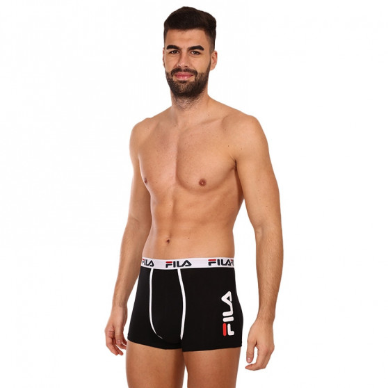 2PACK Boxershorts til mænd Fila sort (FU5040/2-200)