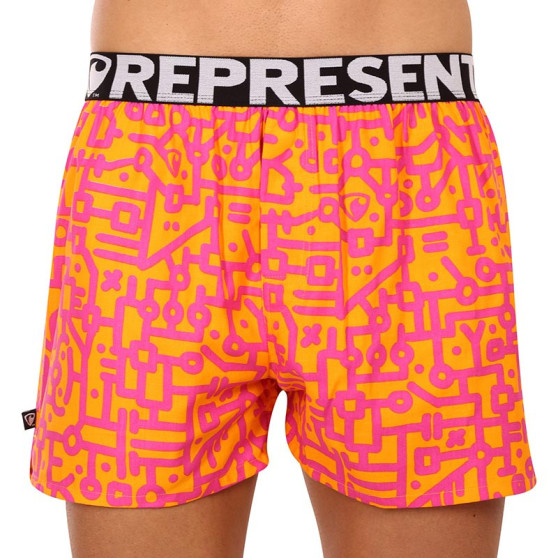 Boxershorts til mænd Represent eksklusivt Mike elektrokort (R2M-BOX-0731)