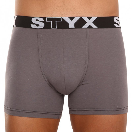 3PACK Boxershorts til mænd Styx lang sportselastik flerfarvet (U9696863)