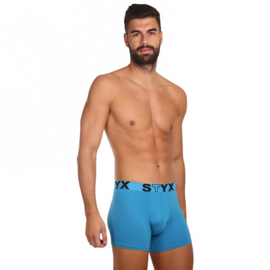 3PACK Boxershorts til mænd Styx lang sportselastik flerfarvet (U9696863)